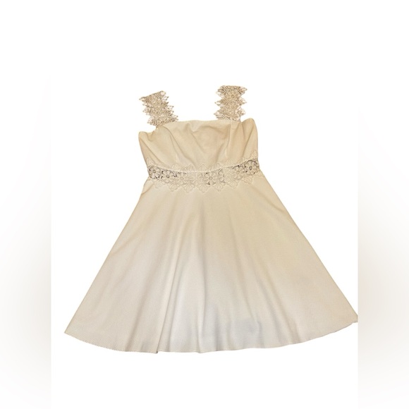 Ted Baker London Monaa lace detail A-line dress - Picture 4 of 10